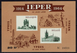Belgie 1964 -  Ieper Ypres Ypern - OBP Nr E89 - WW1