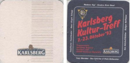 5001457 Bierdeckel Quadratisch - Karlsberg - 1993 Kultur-Treff - Sous-bocks