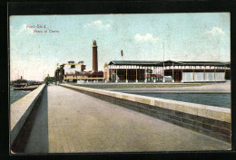 AK Port-Said, Phare Et Casino, Leuchtturm  - Leuchttürme