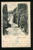 AK Gastein, Hohe Brücke Am Wasserfall  - Other & Unclassified