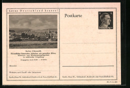 AK Buchen, Ortsansicht Mit Waldreicher Umgebung, Ganzsache Lernt Deutschland Kennen  - Briefkaarten