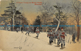 R165104 A Snow Tramp On Mount Royal. Montreal. Valentine. 1914 - Monde