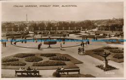 R164681 Italian Gardens. Stanley Park. Blackpool. Valentine. No G.9339. RP - Monde