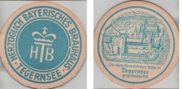 5001044 Bierdeckel Rund - Tegernsee Gegr. 746 - Sous-bocks
