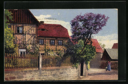 Künstler-AK Photochromie Nr.: 4109, Häuser Mit Holzgiebel  - Autres & Non Classés