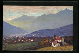Künstler-AK Photochromie Nr.: 3520, Obermais /Meran, Schloss Labers, Süd-Tirol  - Other & Unclassified
