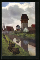 Künstler-AK Photochromie Nr.: 2771, Dinkelsbühl, Bäuerlin's Turm Und Stadtmühle  - Other & Unclassified