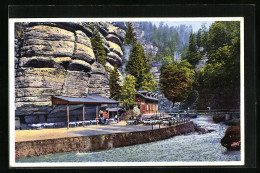 Künstler-AK Photochromie Nr.: 5377, Edmundsklamm, Blockhaus  - Autres & Non Classés