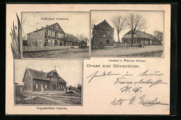 AK Növenthien, Gasthof V. Wilhelm Hilmer, Doppelhöfner Schulze, Vollhöfner Clabüsch  - Other & Unclassified