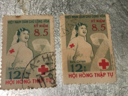 VIET NAM Stamps PRINT ERROR-1960-(12xu-red Cross Nurse)1 STAMPS-vyre Rare - Viêt-Nam