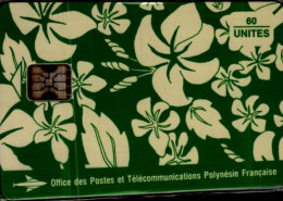 TELECARTE POLYNESYE FRANCAISE..MOTIF PAREO  .. 60 Unites - French Polynesia