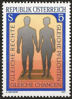 Austria 1987 - Mi 1881 - YT 1710 ( Equal Rights For Men And Women ) MNH** - Neufs