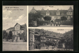 AK Bevern, Gasthaus Chr. Hesse, Schloss, Schlosshof  - Sonstige & Ohne Zuordnung