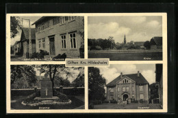 AK Giften /Krs. Hildesheim, Lebensmittelgeschäft Und Post V. H. Neumann, Bauernhof, Ehrenmal  - Hildesheim