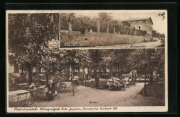 AK Altengroitzsch, Gasthaus Obstweinschänke Altengroitzsch - Haus- Und Gartenansichten  - Other & Unclassified