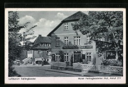 AK Fallingbostel, Hotel Fallingborsteler Hof Und Geschäftshaus An Der Strassenkreuzung  - Fallingbostel