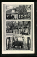 AK Meckelstedt, Gasthaus, Kaufhaus, Hünengrab  - Other & Unclassified