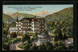 Cartolina Brixen, Pension Villa Gasser In Der Parkanlage Mit Villa Ludwigsheim  - Andere & Zonder Classificatie