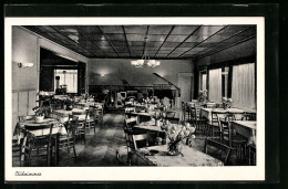 AK Albersdorf, Hotel-Café Waldesruh, Clubzimmer  - Other & Unclassified