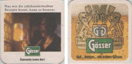 5001845 Bierdeckel Quadratisch - Gösser - Jahrhundertealte Rezepte - Sous-bocks