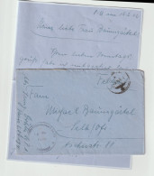 German Feldpost WW2 From Rennes In France - 13. Kompanie Luftgau-Nachrichten-Regiment Westfrankreich - Letter Signed 15. - Militaria