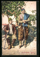 Cartolina Costumi Siciliani, Caprari  - Non Classés