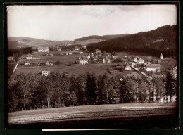 Fotografie Brück & Sohn Meissen, Ansicht Bärenfels I. Erzg., Blick Auf Den Ort Mit Villa Lydia  - Orte