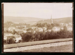 Fotografie Brück & Sohn Meissen, Ansicht Bad Elster, Blick Auf Die Stadt Mit Hotel König Johann, 1899  - Orte