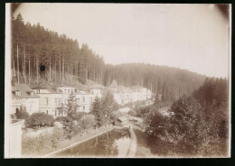 Fotografie Brück & Sohn Meissen, Ansicht Marienbad, Blick Auf Die Villen An Der Waldquellzeile  - Places