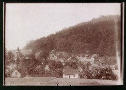 Fotografie Brück & Sohn Meissen, Ansicht Collmberg, Blick Auf Den Ort Mit Dem Collmberg  - Places