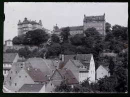 Fotografie Brück & Sohn Meissen, Ansicht Pirna / Elbe, Blick über Die Dächer Der Stadt Zum Schloss Sonnenstein  - Lugares