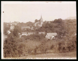 Fotografie Brück & Sohn Meissen, Ansicht Constappel, Blick Nach Dem Ort Mit Der Kirche  - Lugares