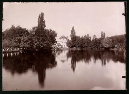 Fotografie Brück & Sohn Meissen, Ansicht Tschachwitz, Blick über Die Teichanlagen Zum Kurhaus  - Lugares