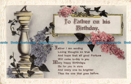 R164713 Greetings. To Father On His Birthday. Flowers - Monde