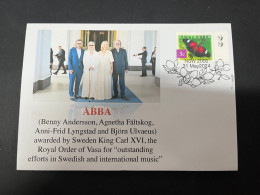 2-6-2024 (7) ABBA Awarded The "Royal Order Of Vasa" By Sweden King Carl XVI (OZ Stamp) - Krankheiten