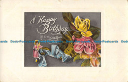 R164733 Greetings. A Happy Birthday. Roses. Aristophot. 1909 - Monde