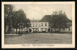 AK Burg, Hotel Roland Am Paradeplatz, Inh. Walter Raabe  - Burg