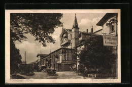 AK Schierke, Seitenansicht Des Hotels Fürstenhöh  - Schierke