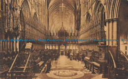 R165192 Choir W. Chester Cathedral. Valentine - Monde