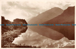 R165800 Reflections On Loch Eck. Argyllshire. Valentine. RP - Monde