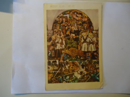 MEXICO  POSTCARDS PAINTINGS EAGLES AND SNAKE  1929  FREE AND COMBINED   SHIPPING FOR MORE ITEMS - Mexico