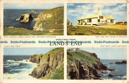 R165206 Greetings From Lands End. Multi View. Jarrold. RP. 1958 - Monde