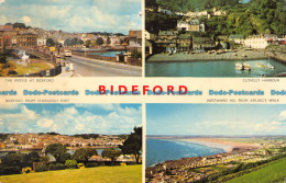R165207 Bideford. Multi View. Jarrold. Cotman Color. 1966 - Monde