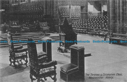R164763 The Thrones And Coronation Chair. Westminster Abbey. Valentine - Welt