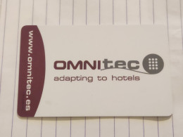 ESPANA-OMNITEC-hotal Key Card-(1103)-used Card - Hotelsleutels (kaarten)