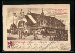 Lithographie Düsseldorf, Industrie-Gewerbe- Und Kunst-Ausstellung 1902, Festhalle  - Exhibitions