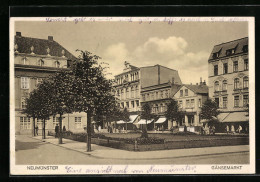 AK Neumünster, Partie Am Gänsemarkt  - Neumuenster