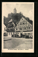 AK Berneck I. F., Marktplatz Mit Hotel-Restaurant Heissinger  - Autres & Non Classés