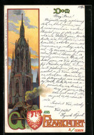 Lithographie Alt-Frankfurt, Dom In Der Dämmerung  - Frankfurt A. Main