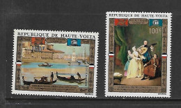 HAUTE-VOLTA 1972 UNESCO-SAUVEGARDE DE VENISE  YVERT N°PA100/101 NEUF MNH** - UNESCO